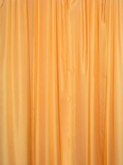 Штора вуалевая на атласных лентах оранжевая 140х220 см